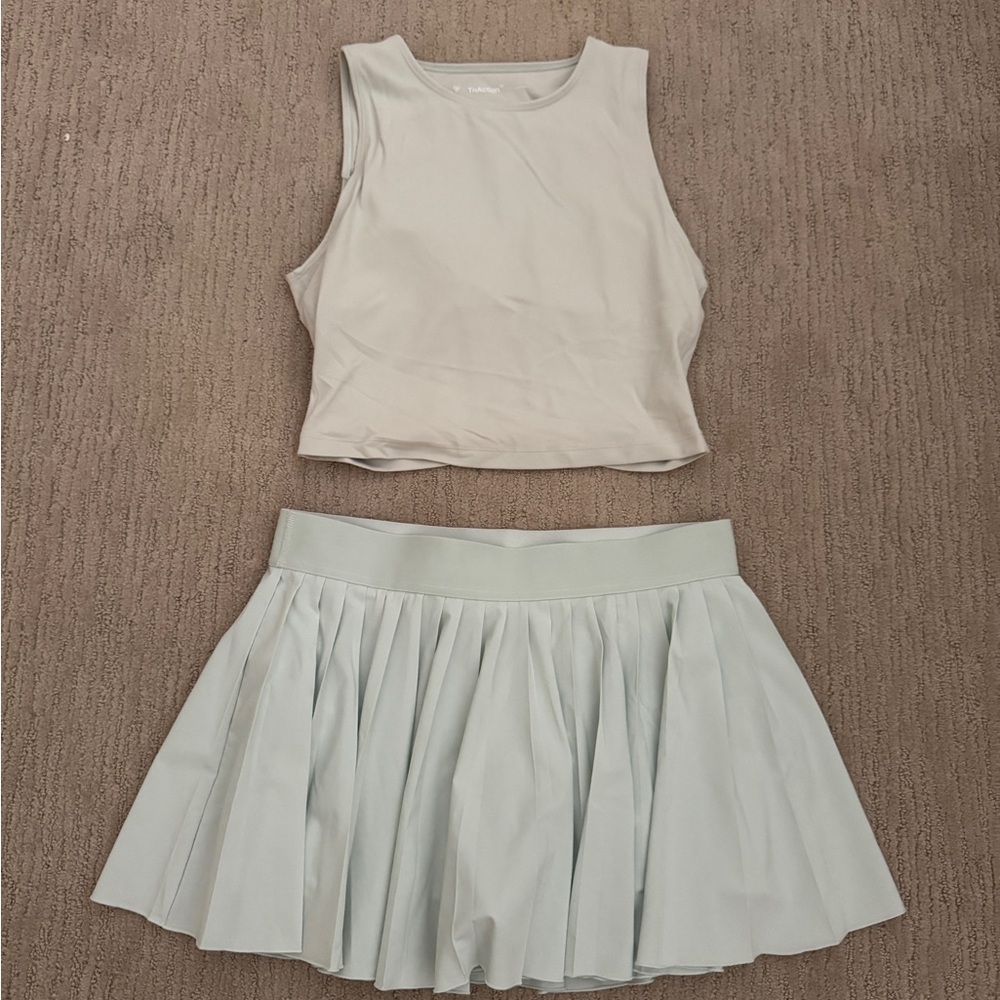 Aritzia tennis workout set